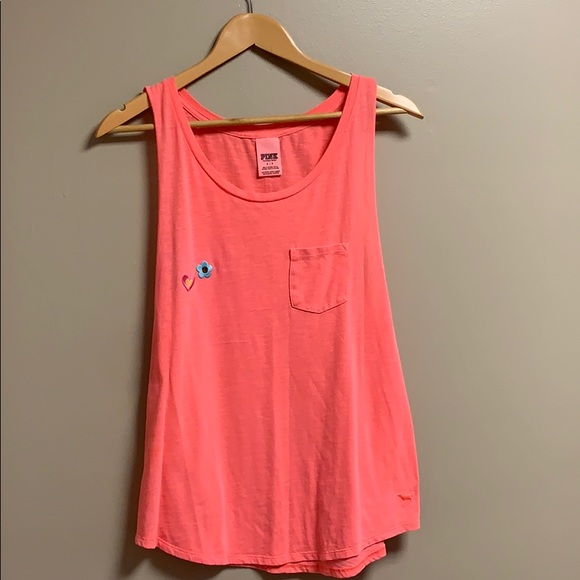 PINK Victoria’s Secret reworked sheer tank - Picture 1 of 6